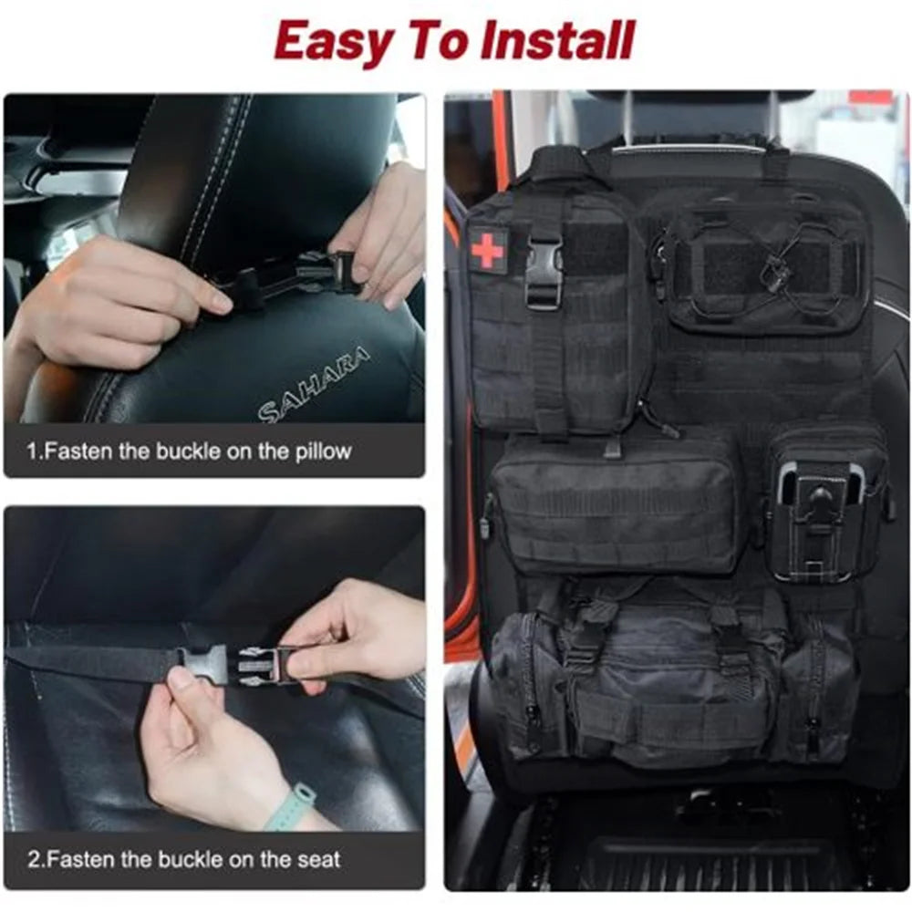Pro Series Modular Car Organizer | Heavy-Duty, Quick-Install Storage Solution for Cars, Trucks & RVs | All-in-One Kit with Adjus