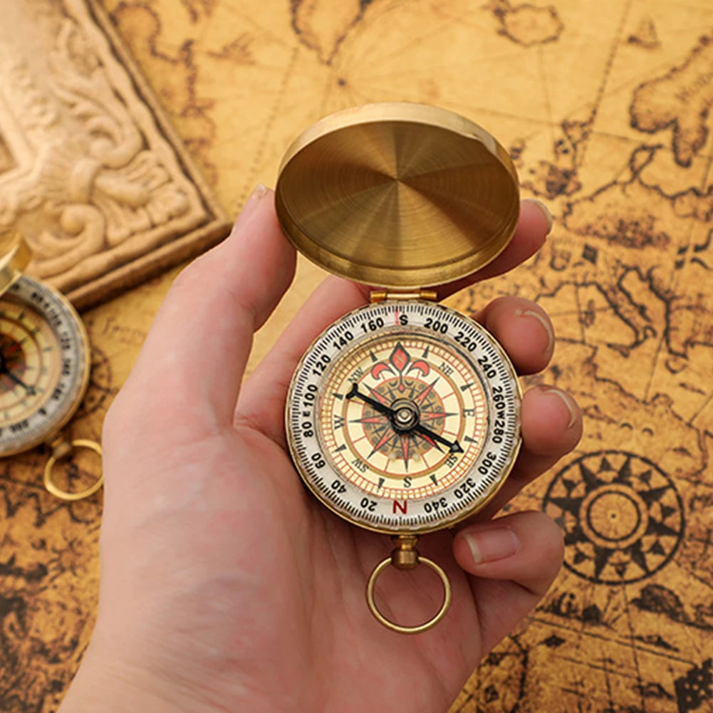 Outdoor Compass Pure Copper Multifunctional