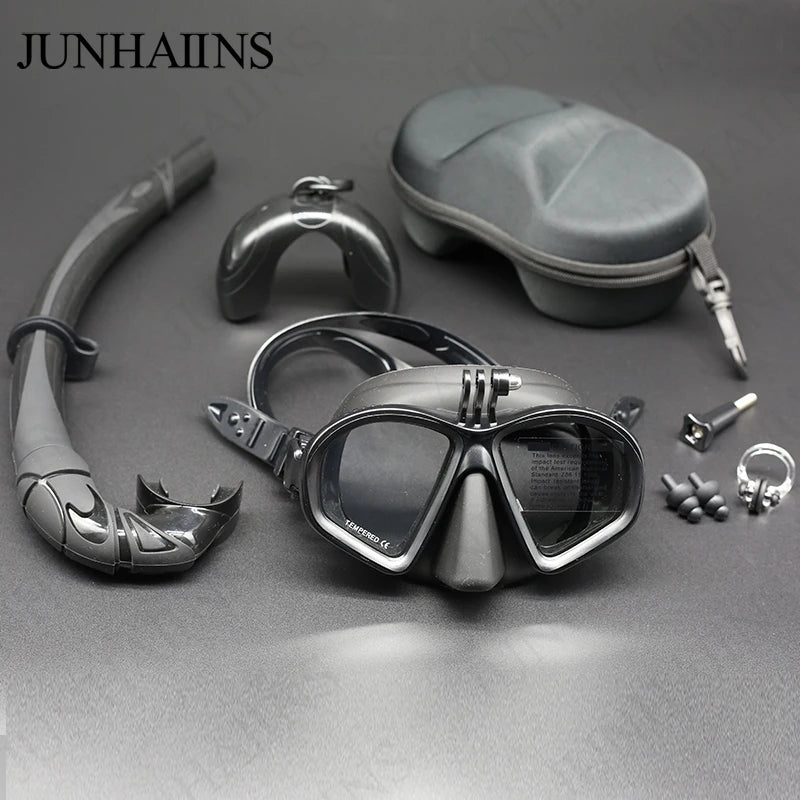 Freedive Mask J-type Diving Mask Snorkel Set