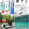 Inflatable Stand Up Paddle Board, 10'6''x32''x6'' Stable and Lightweight Paddleboard, with Carry Bag