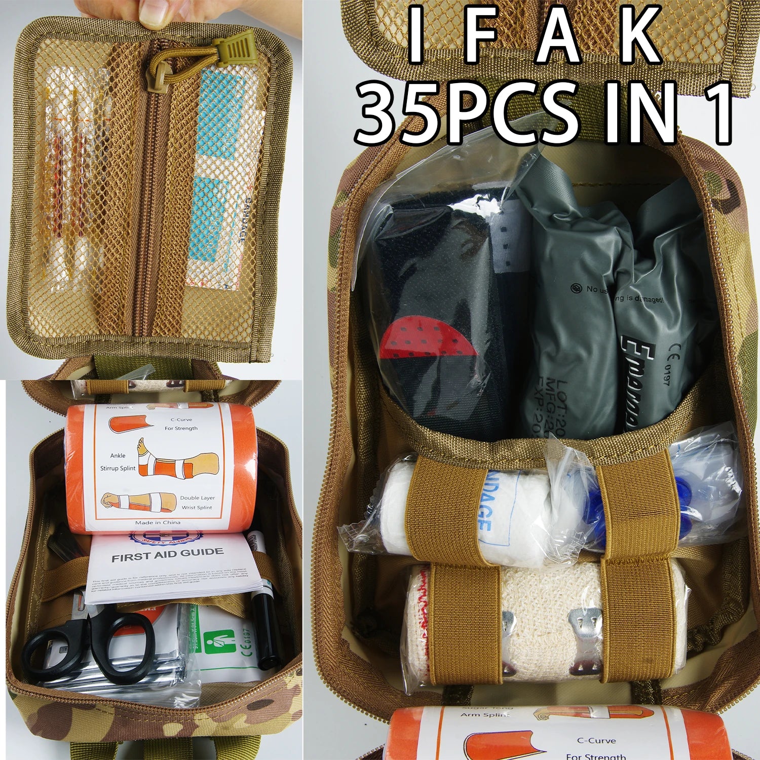 Sanke Rescue EDC Pouch First Aid Kit Tactical Survival
