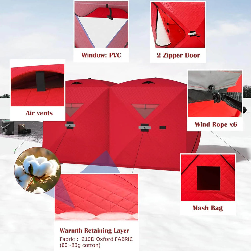 Portable Pop Up Ice Fishing Shelter