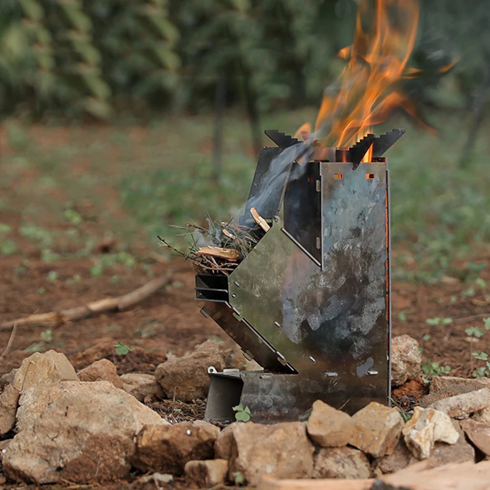BBQ Rocket Stove Stainless Steel