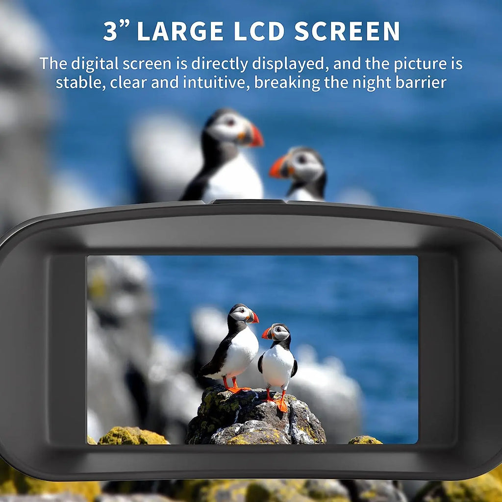 4K Night Vision Binoculars with Rechargeable Battery