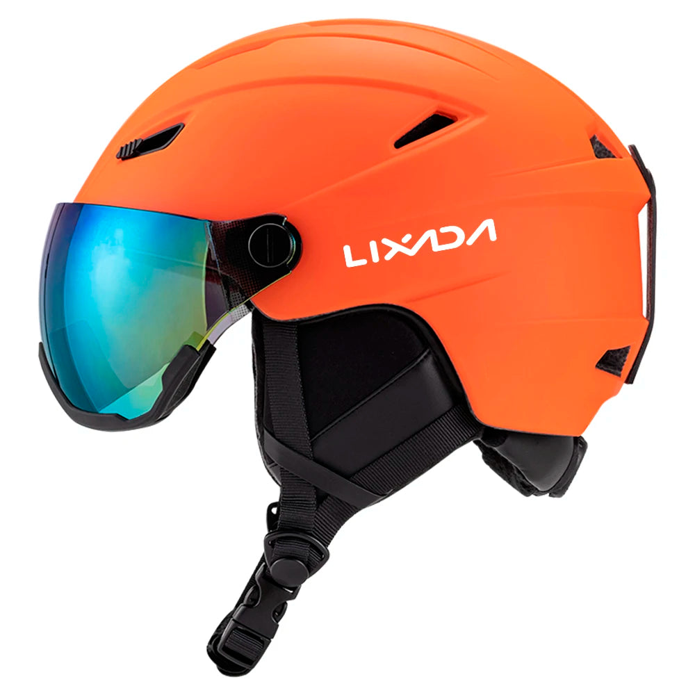 Integrated Ski/ Snowboard Helmet with Removable Visor Goggles Snowboard Wear