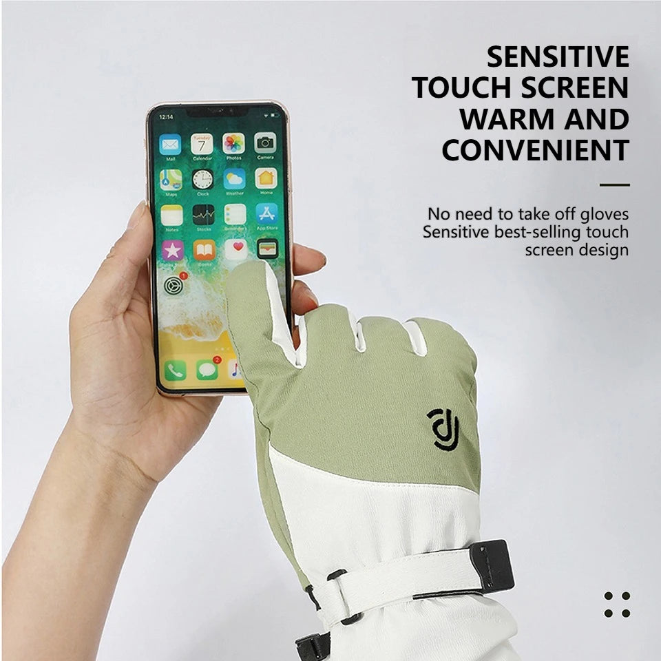 Winter Ski Gloves Snowboarding Gloves Windproof, Waterproof  Touch-Screen Skiing Gloves