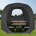 Pop Up Screen Tent House Room Instant Outdoor Camping Canopy Sun Shelter Gazebo for Patio, Backyard & Deck, Privacy Tent