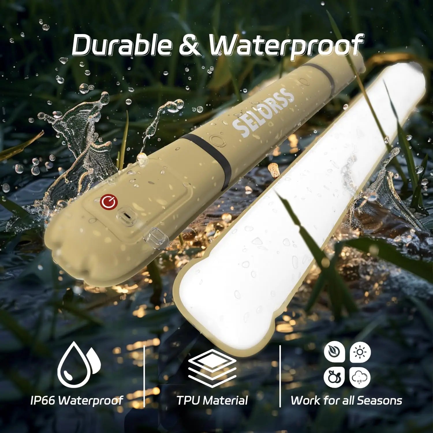 Rechargeable  Camping Light Waterproof 2000 mAh