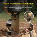 BBQ Rocket Stove Stainless Steel