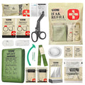 IFAK Trauma Kit, First Aid Kits Refill Supplies with Tourniquet, Emergency Trauma Bandage, NonVented Chest Seal, Emergency Medic