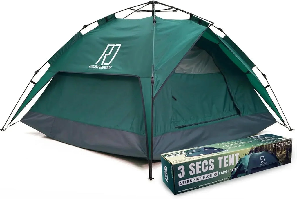 Second Tent - 3 Sec Instant Pop Up  Easy and Quick Setup Camping 1 Person Setup Waterproof Double Layer