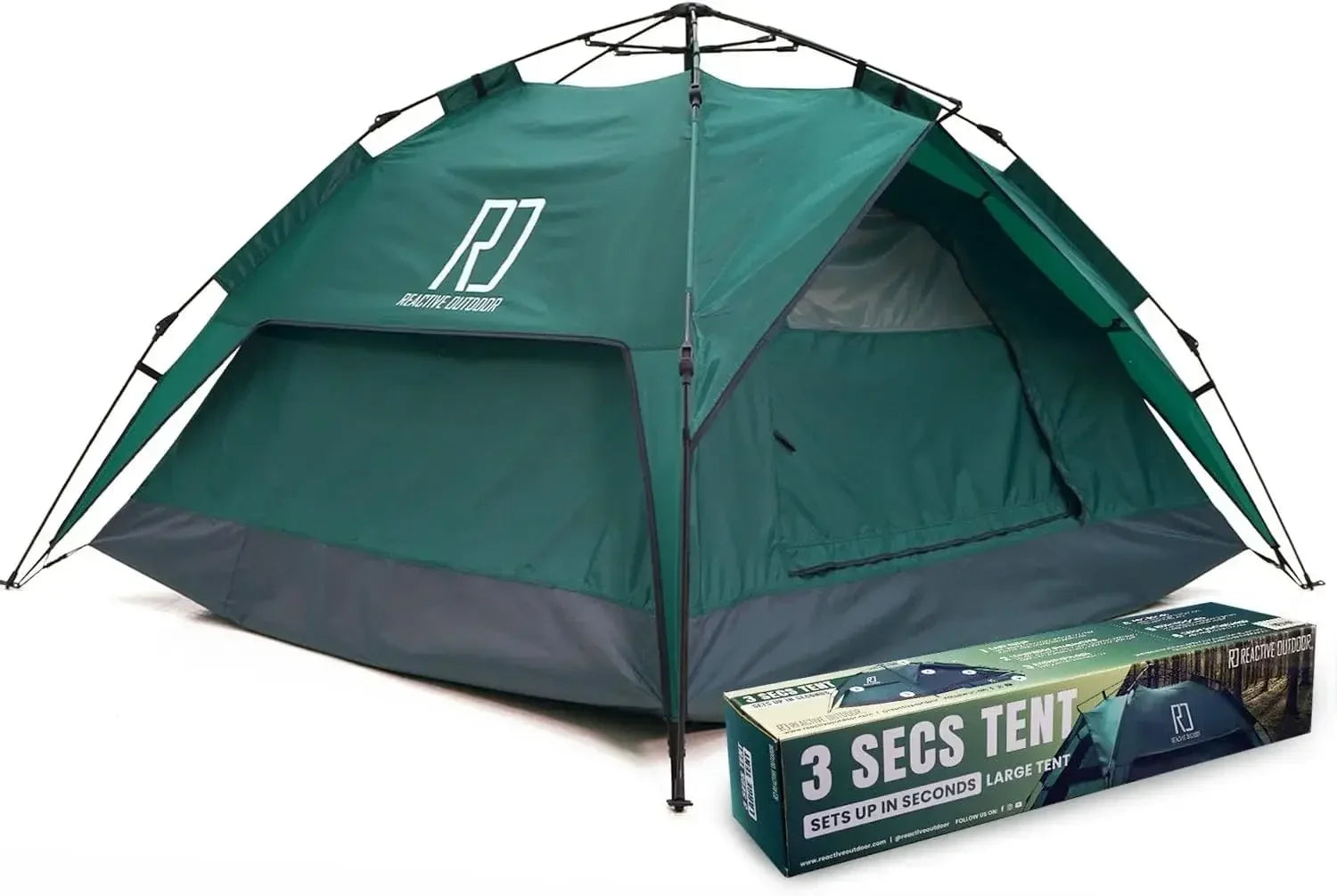 Second Tent - 3 Sec Instant Pop Up  Easy and Quick Setup Camping 1 Person Setup Waterproof Double Layer