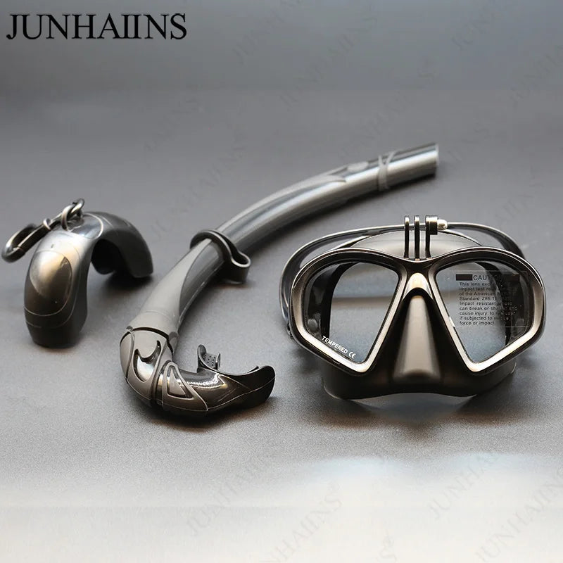 Freedive Mask J-type Diving Mask Snorkel Set