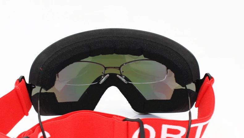 LIGHTWEIGHT Professional Ski Goggles Men UV400 Adult Anti-fog Snowboard Skiing Glasses Women Ultra-light Winter Snow Eyewear