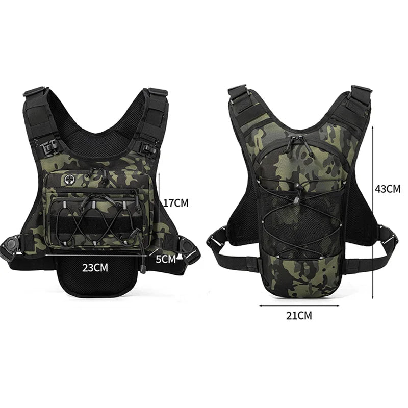 Running Chest Pack Hydration Vest For Cycling Hiking
