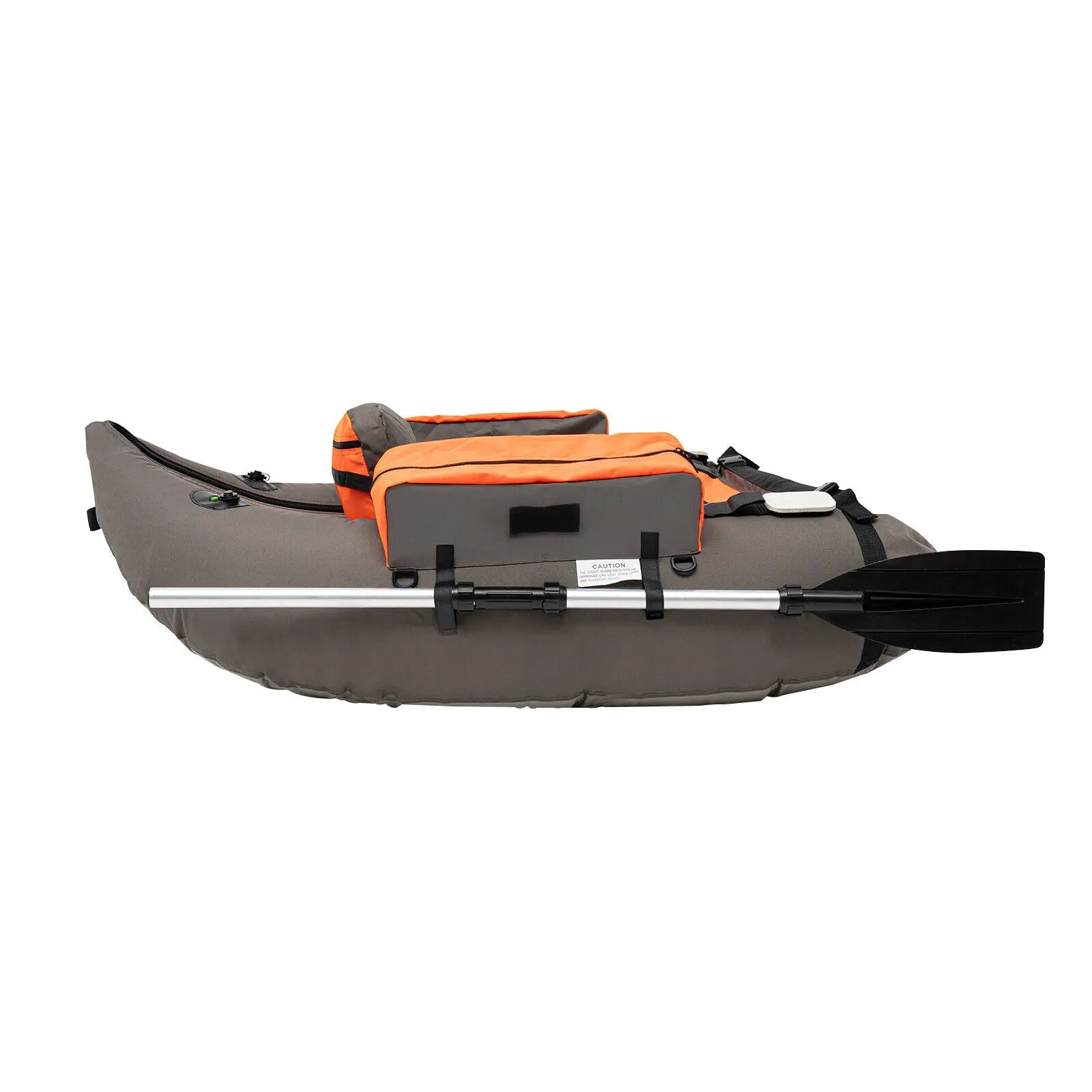 Portable Inflatable Fishing Boat Raft,Backrest Adjustable Angle, Blow Up Boat