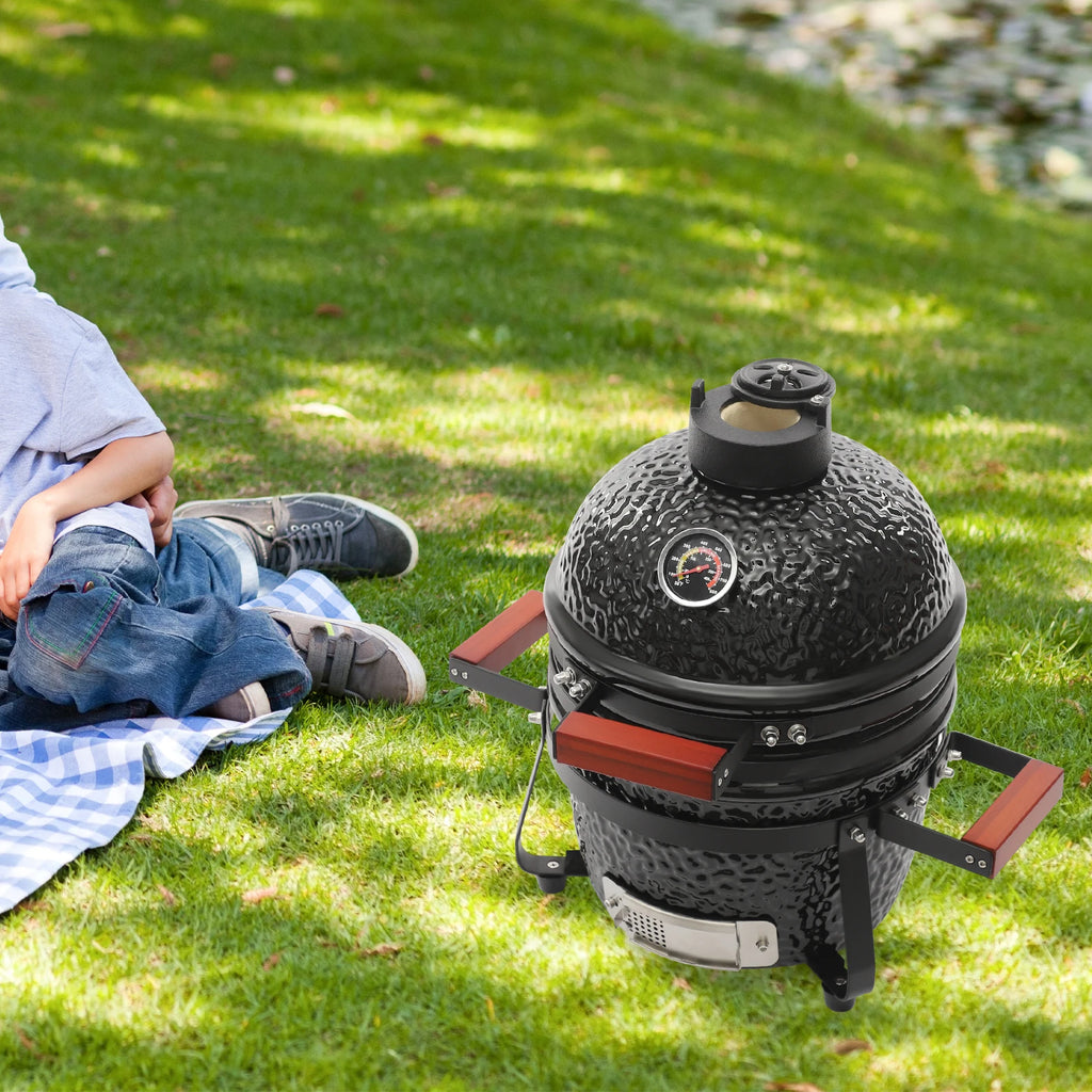 13inch Ceramic Barbecue Grill Ceramic BBQ Charcoal Grill