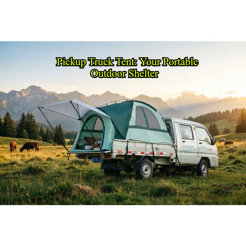 Pickup Truck Bed Tent with Awning