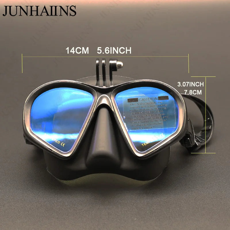 Freedive Mask J-type Diving Mask Snorkel Set
