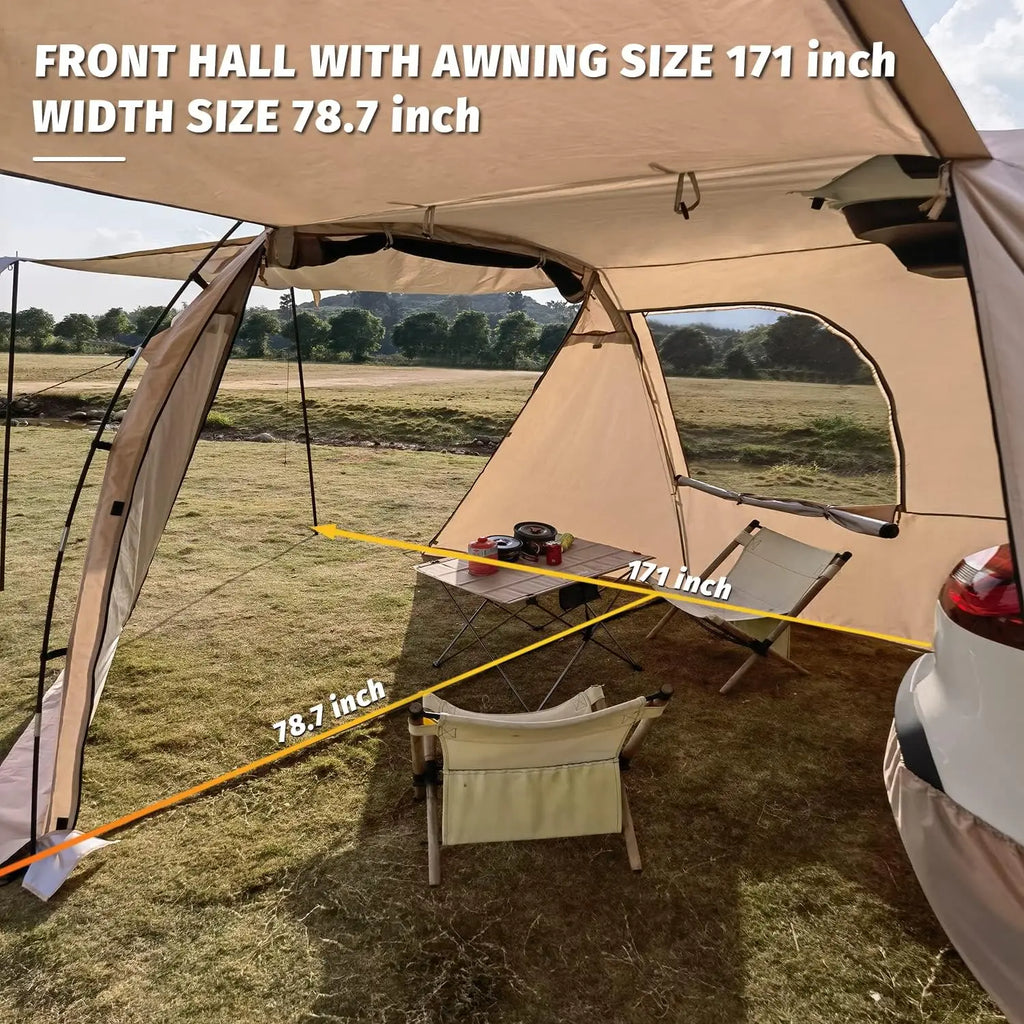Camping SUV Car Tent, Tailgate Shade Awning