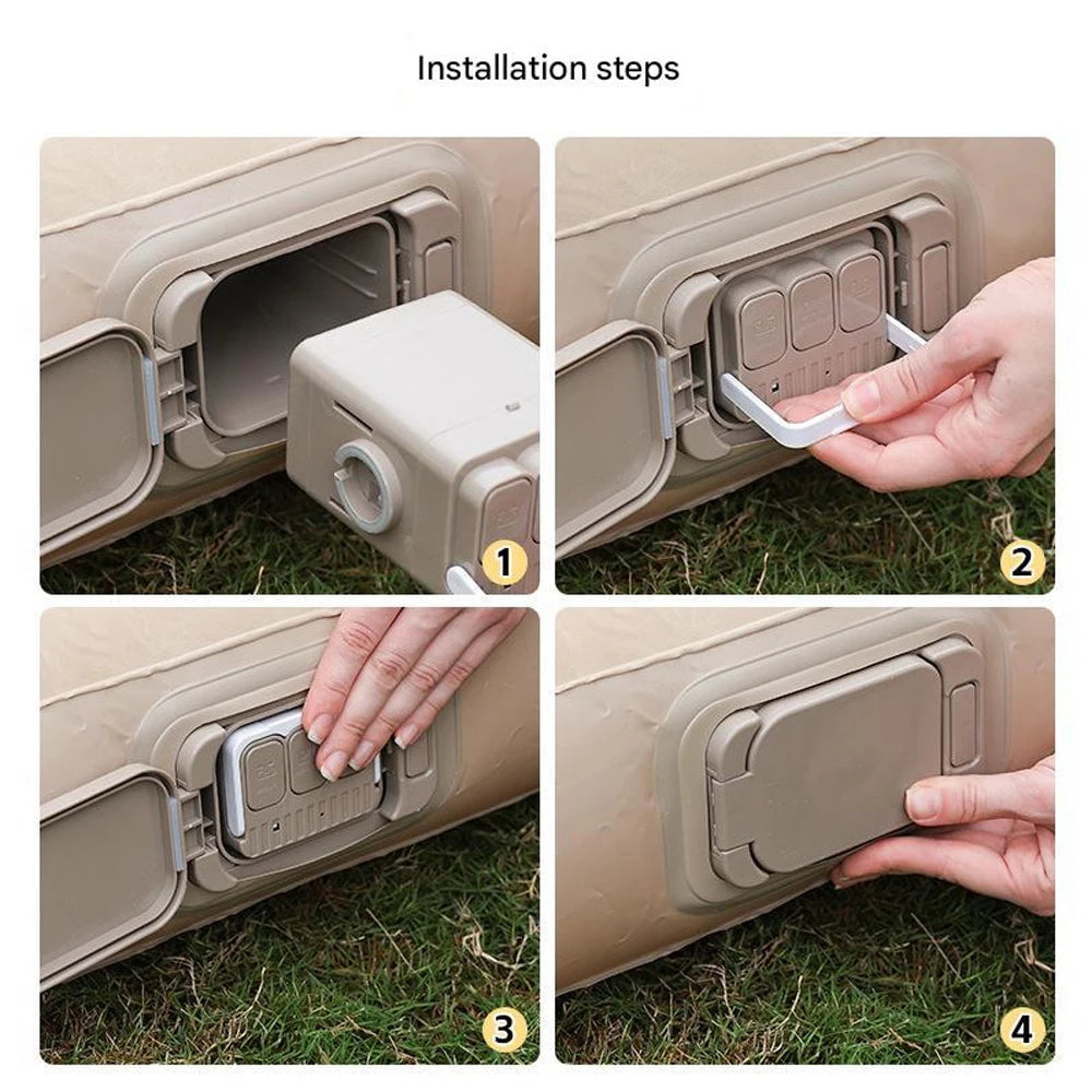 Camping Air bed with Backrest