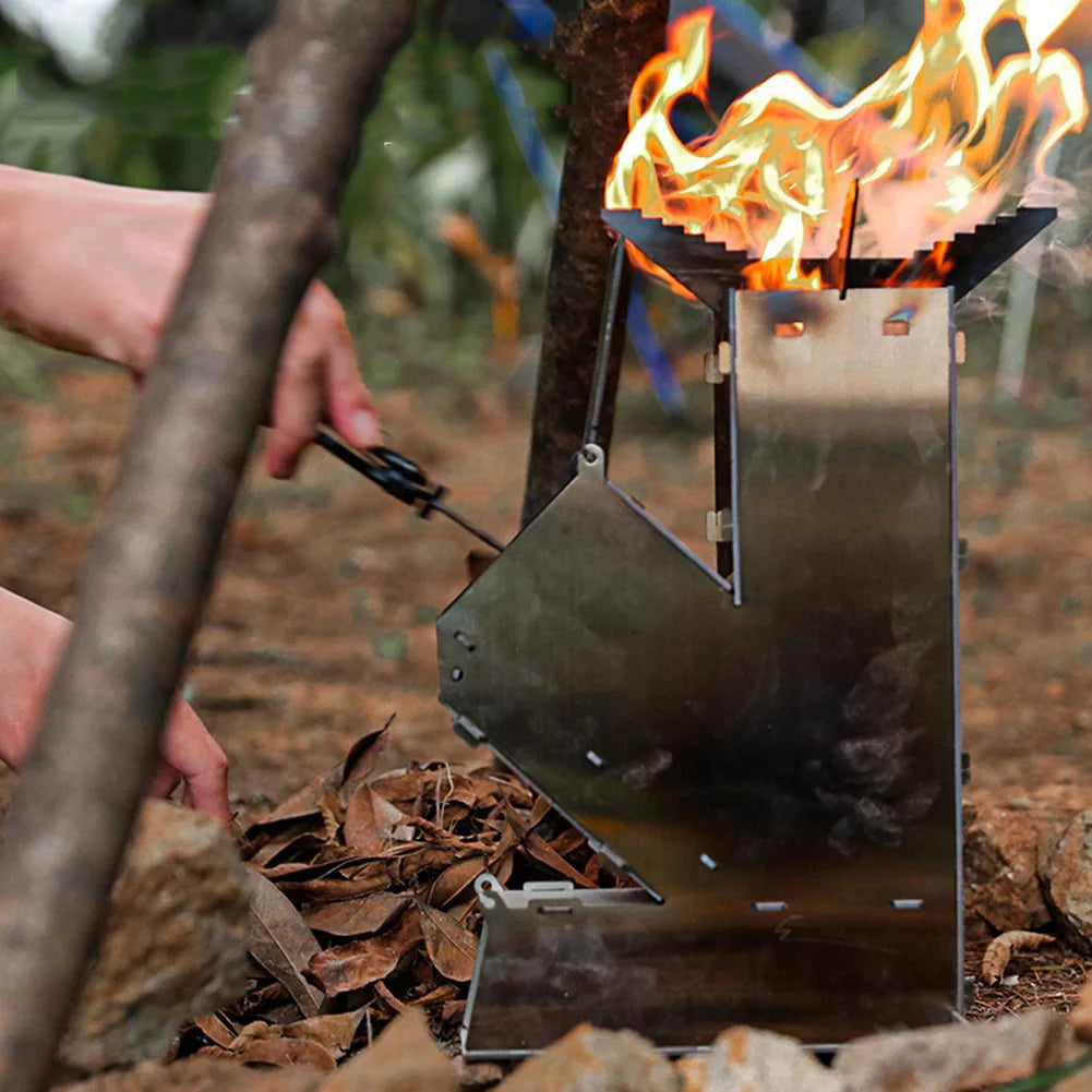 BBQ Rocket Stove Stainless Steel