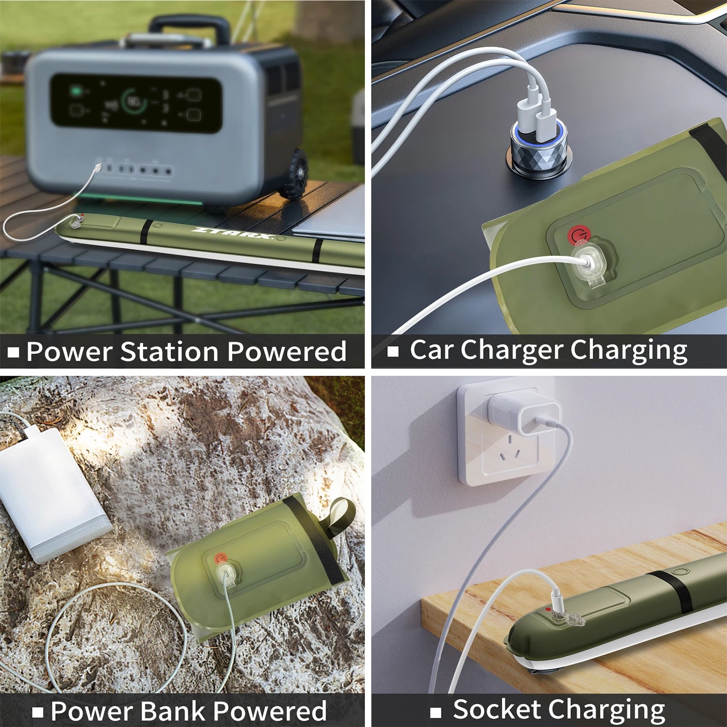 Rechargeable  Camping Light Waterproof 2000 mAh