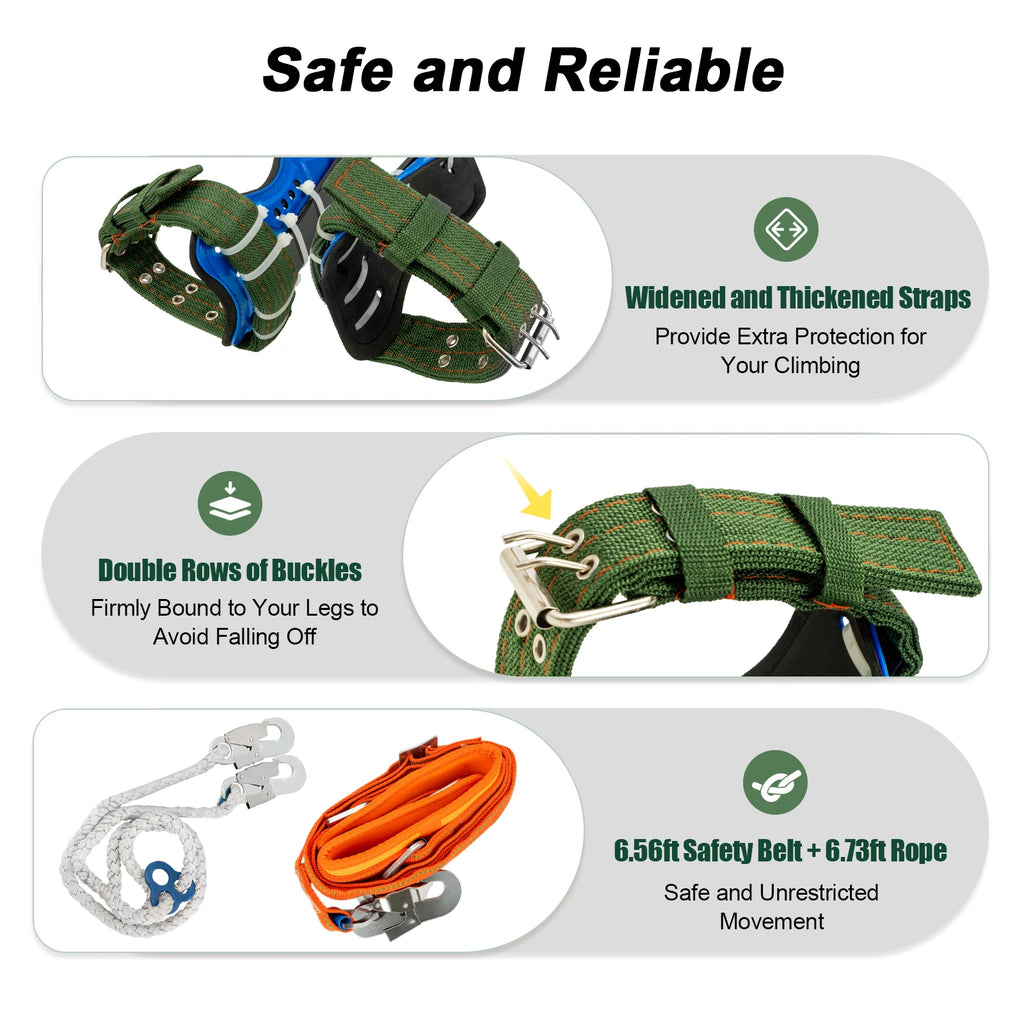 Tree Climbing Tools 220.46lbs Load