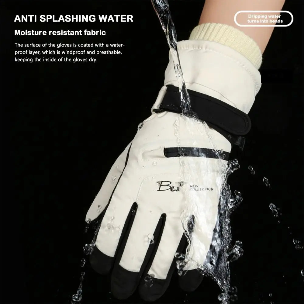 Windproof Skiing Gloves for Sports Cycling, Motocycle,Full Palm Gloves, Touch-screen