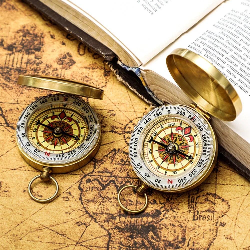 Outdoor Compass Pure Copper Multifunctional