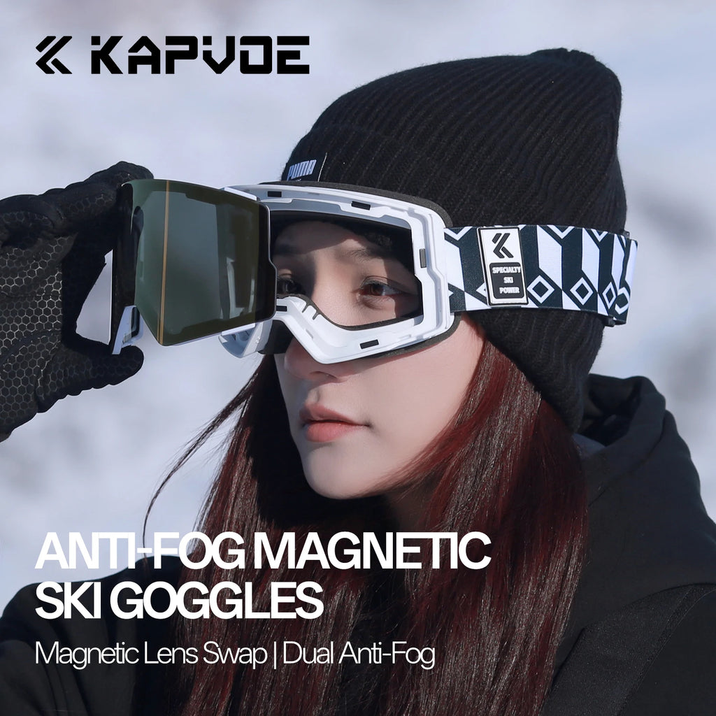 Photochromic Snow Goggles Snowboard Anti-Fog Mask