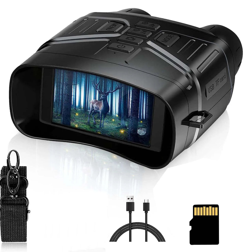 4K Night Vision Binoculars with Rechargeable Battery