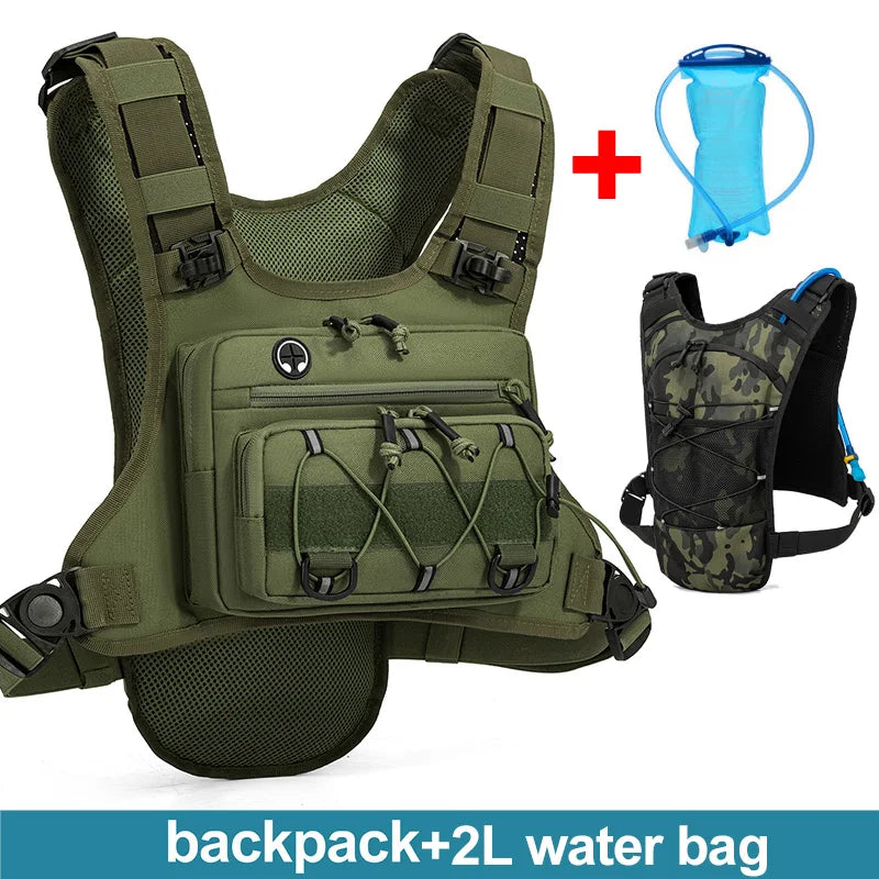 Running Chest Pack Hydration Vest For Cycling Hiking