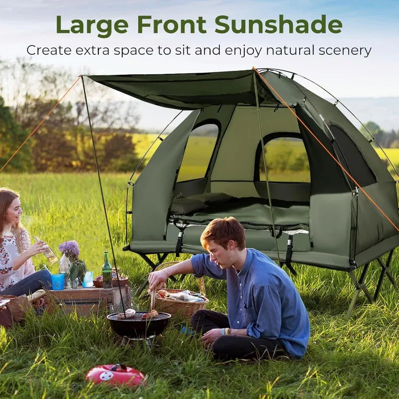 GYMAX Tent Cot