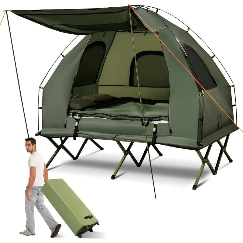 GYMAX Tent Cot