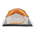 2/6 Family Camping Tents, Outdoor Double Layers Waterproof Windproof with Top Roof Rainproof and Large Mesh Windows Portable