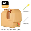 20L Emergency Water Container Large-Capacity Portable Camping Water Bag With Spigot Water Storage Jug For Outdoor Picnic Hiking