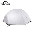 Naturehike Mongar 2 Person Tent 20D Nylon 210T Waterproof Ultralight Camping Hiking Tent with Mat Backpacking Travel Tent