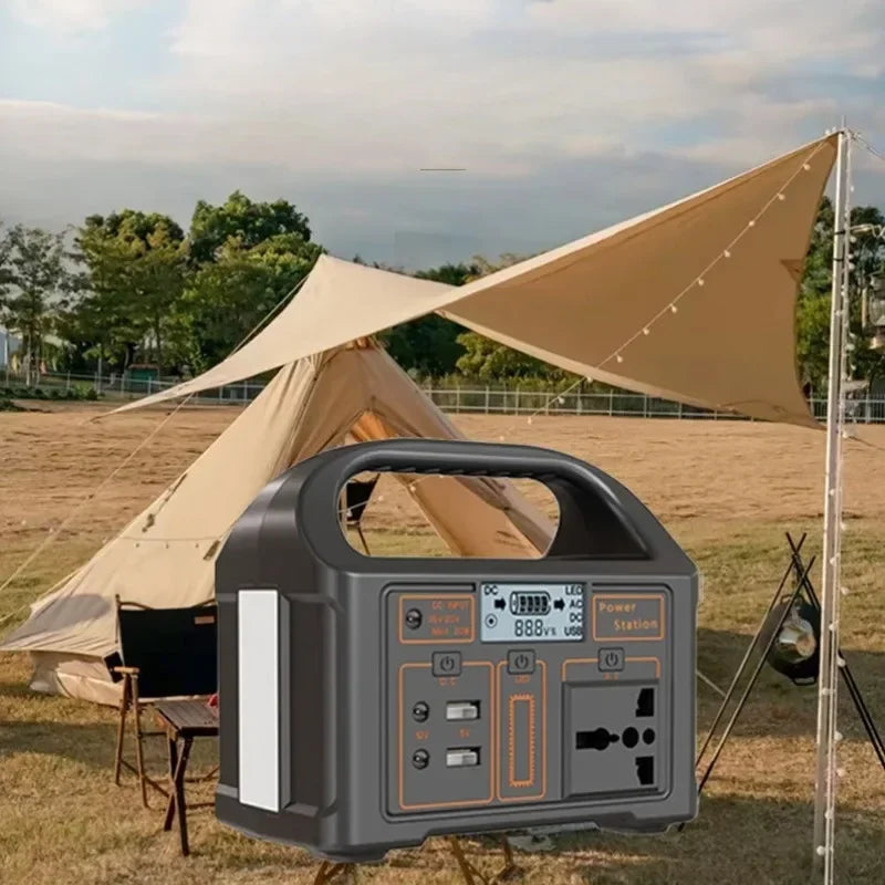 220V 76.8WH Portable Power Station 100W Solar Generator Emergency Power Bank First Aid Home Camping Computer Solar Charging