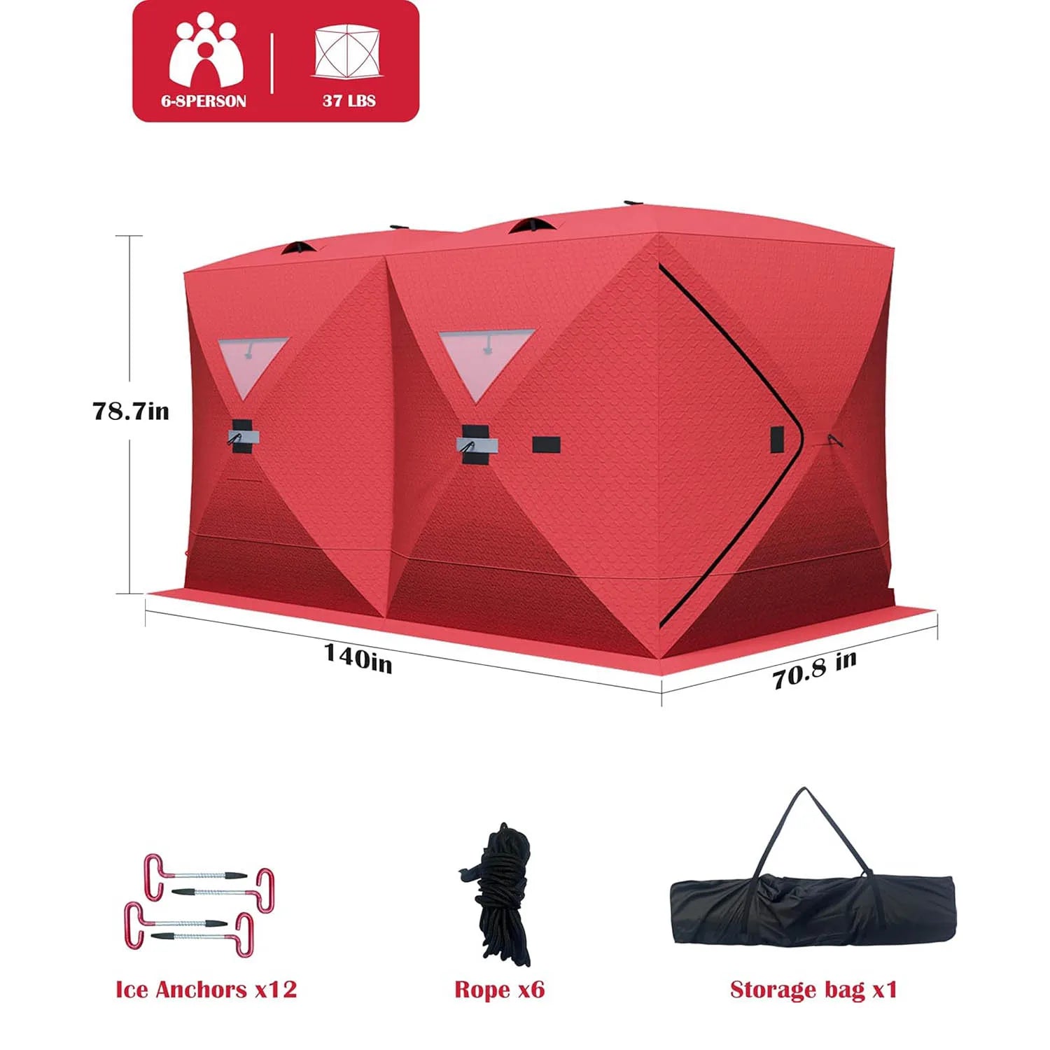 Portable Pop Up Ice Fishing Shelter