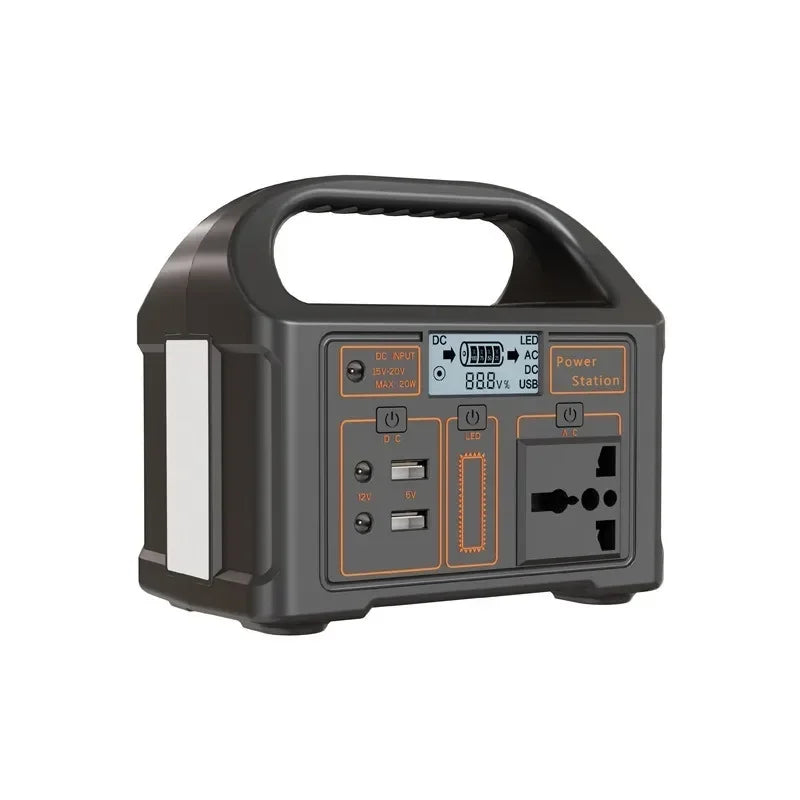 220V 76.8WH Portable Power Station 100W Solar Generator Emergency Power Bank First Aid Home Camping Computer Solar Charging