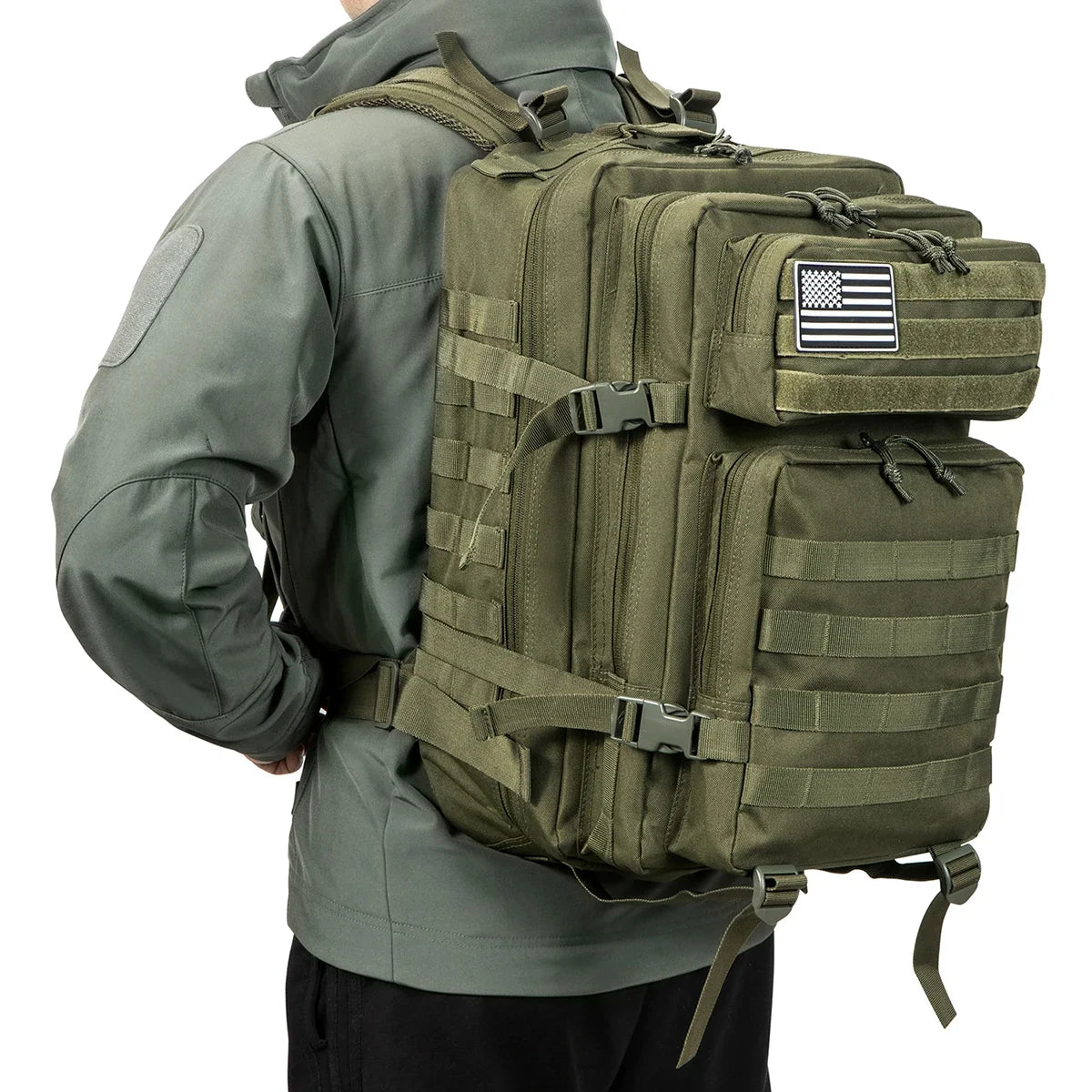 45L Tactical Backpack Large Capacity  Rucksack
