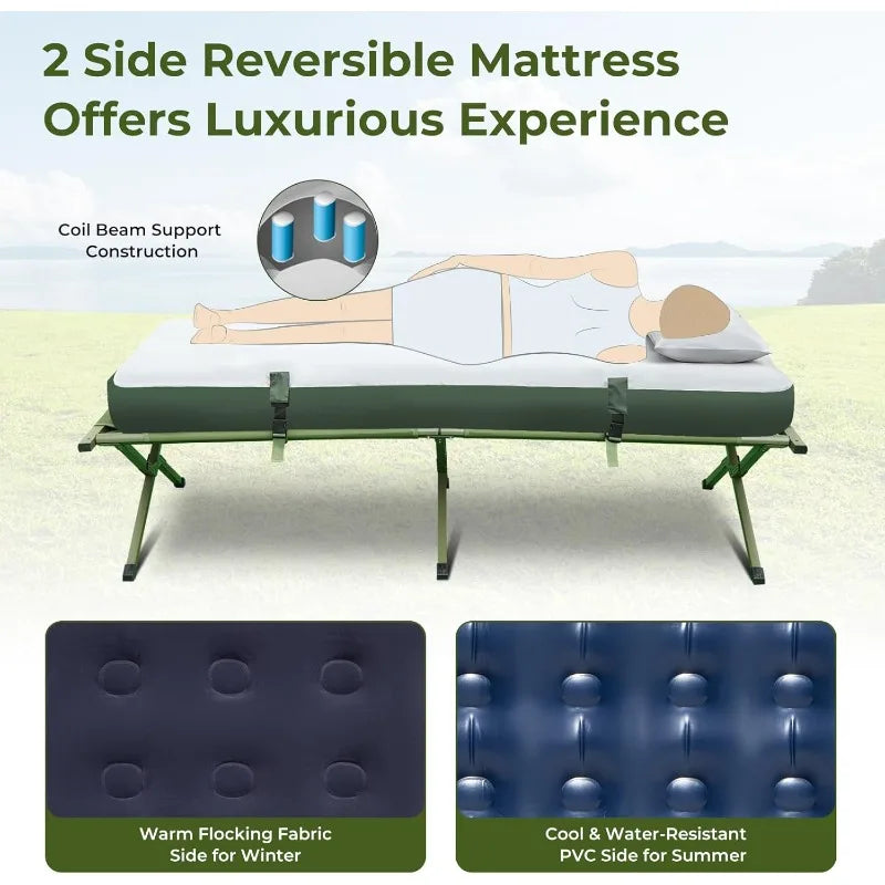GYMAX Tent Cot