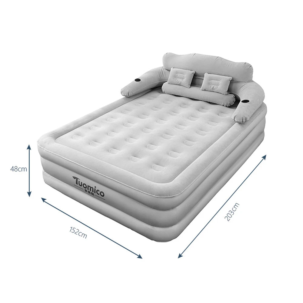 Camping Air bed with Backrest