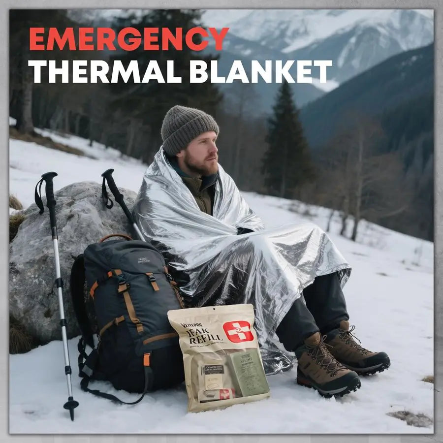IFAK Trauma Kit, First Aid Kits Refill Supplies with Tourniquet, Emergency Trauma Bandage, NonVented Chest Seal, Emergency Medic