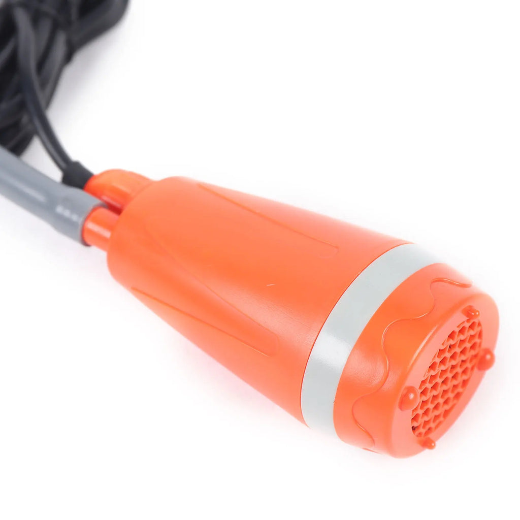 Portable Camping Shower with Long Power Cable 12V Water Shower 169.07oz/min Pump Effluent Rate Outdoor Showers Camping Trips
