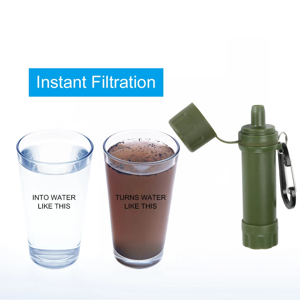 Emergency Gear Water Purifier for Hiking